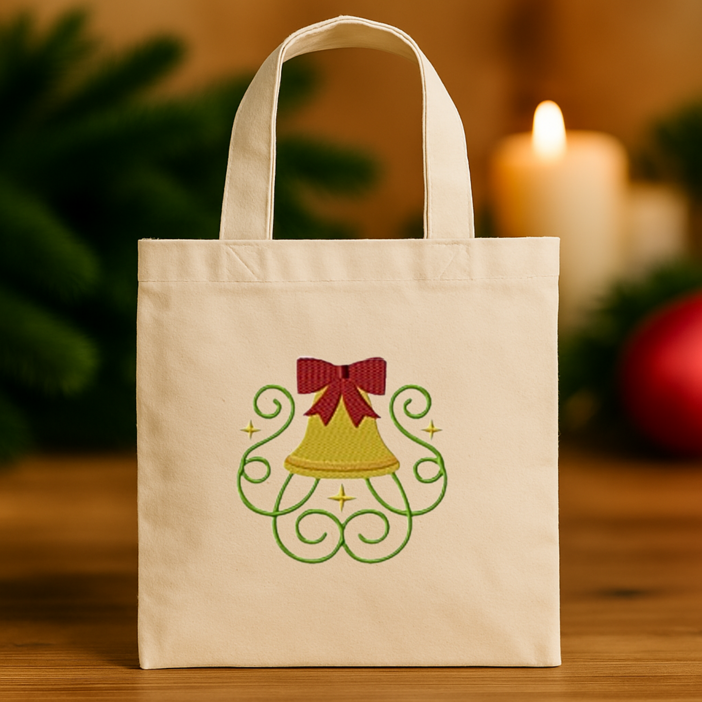 Pack de 16 broderie numérique: Tourbillons de Noël