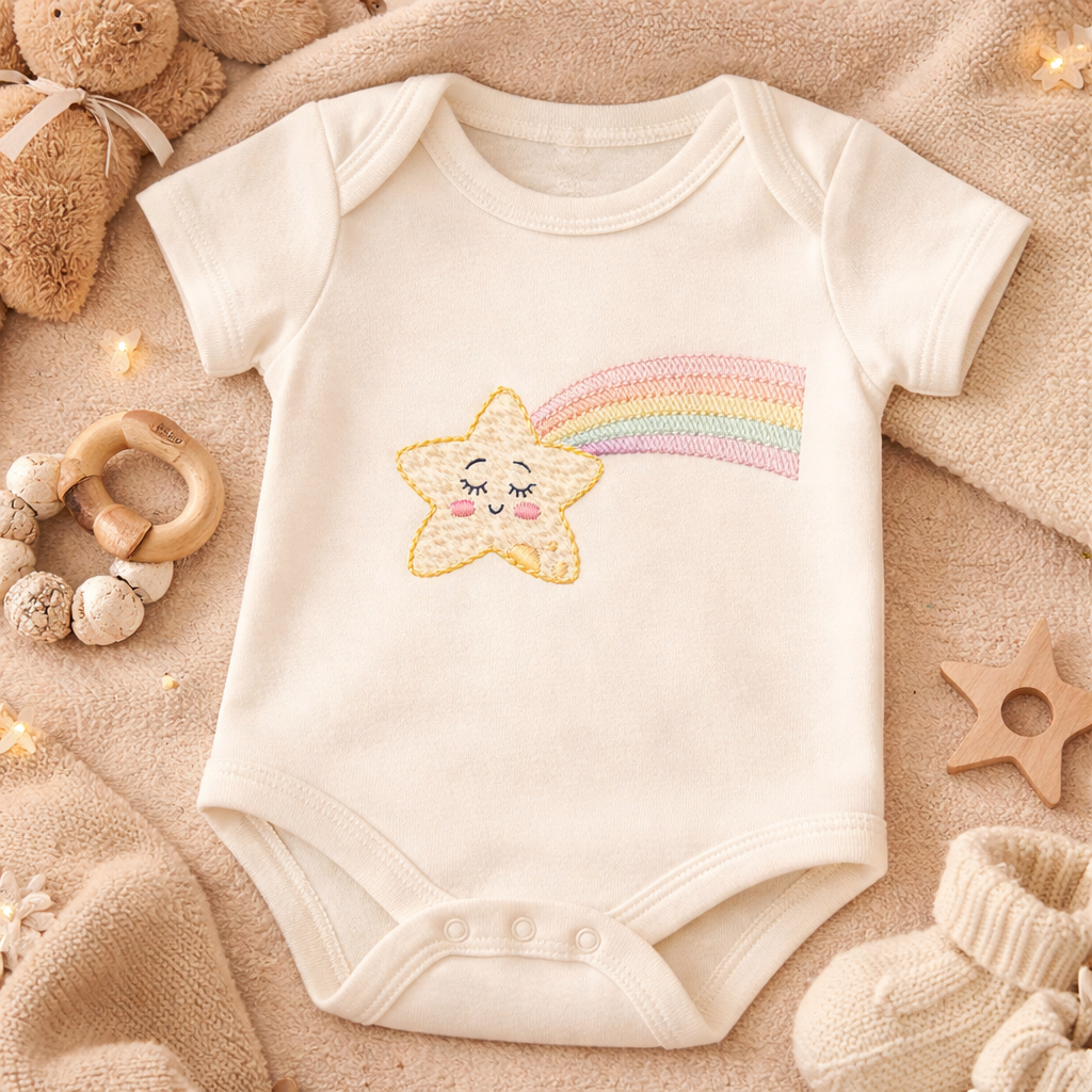 Motif de broderie machine : Etoile Filante