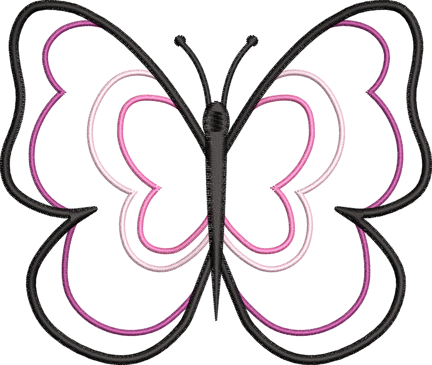9 Motifs de broderie machine : Papillons Appliqué
