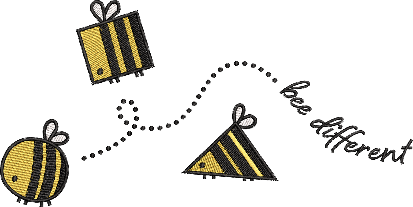 12 Motifs de broderie machine : Paroles d'Abeilles