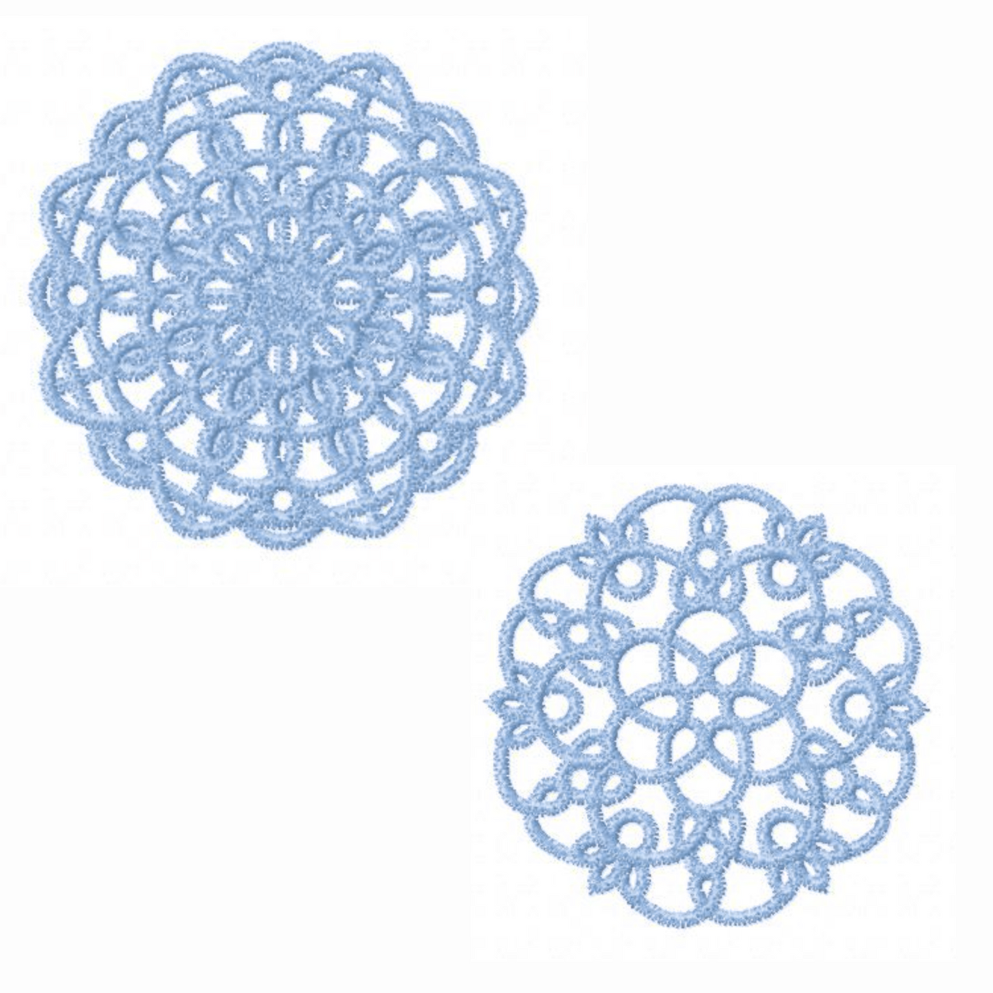 Pack de 50 motifs en dentelle In The Hoop