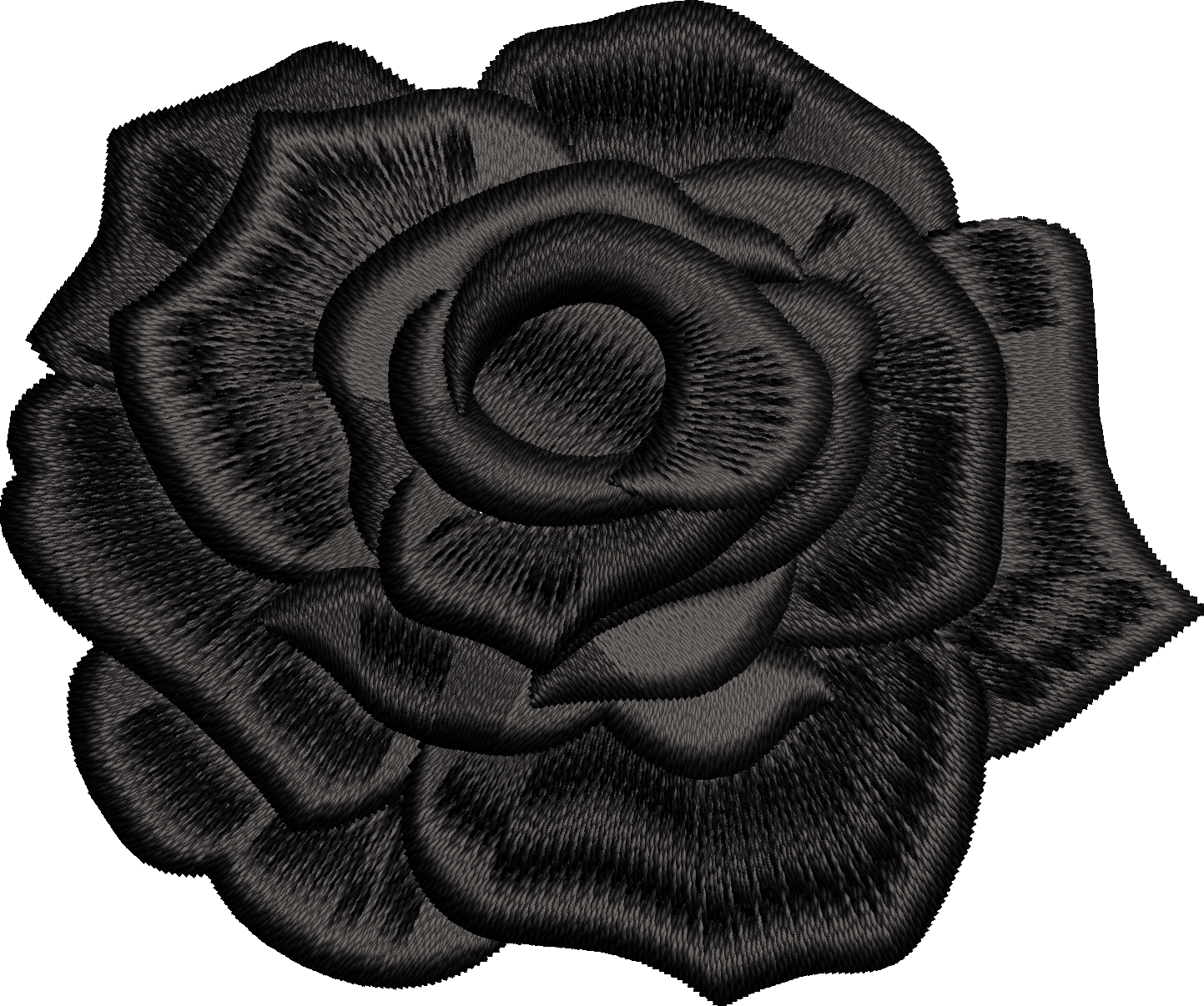 19 motifs de broderie machine : Fleurs une couleur