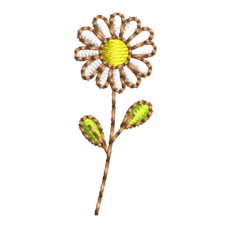 17 motifs de broderie machine : Éléments décoratifs