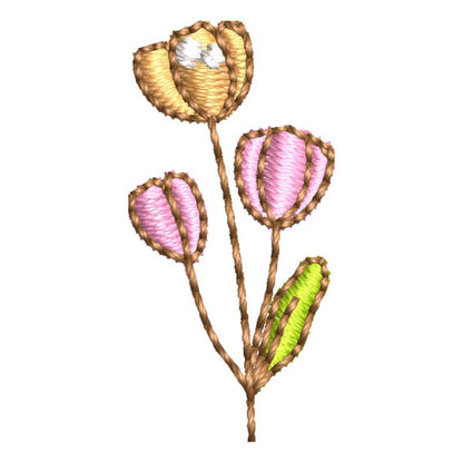 17 motifs de broderie machine : Éléments décoratifs