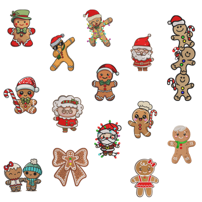 14 motifs de broderie machine : Biscuits au gingembre