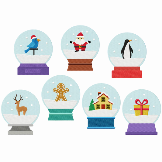32 motifs de broderie machine : Boule de Noël