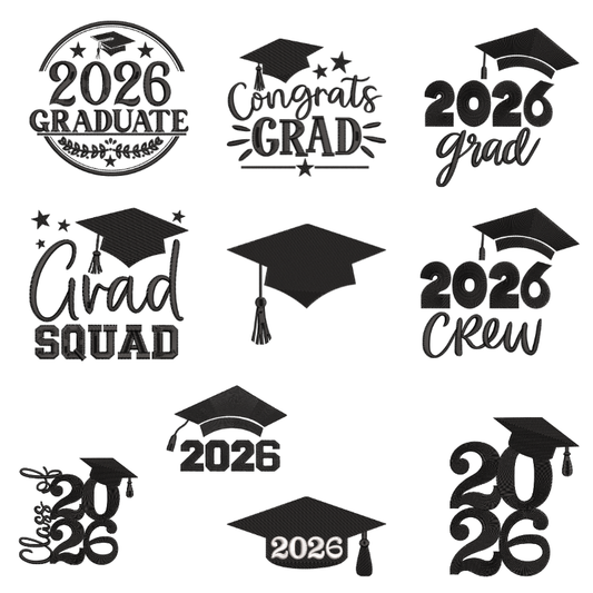 12 Motifs de broderie machine : Rentrée des classes 2026