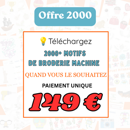 Téléchargez l'intégralité de notre site web pour seulement 149 € ! Inclut les futurs motifs !