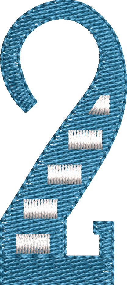87 Motifs de broderie machine : Alphabet Hiver et symboles