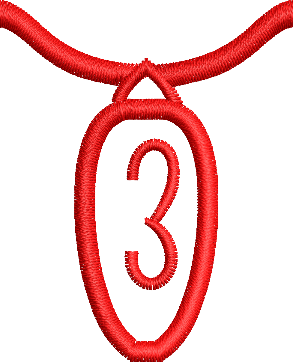 36 Motifs de broderie machine : Alphabet Guirlande 2