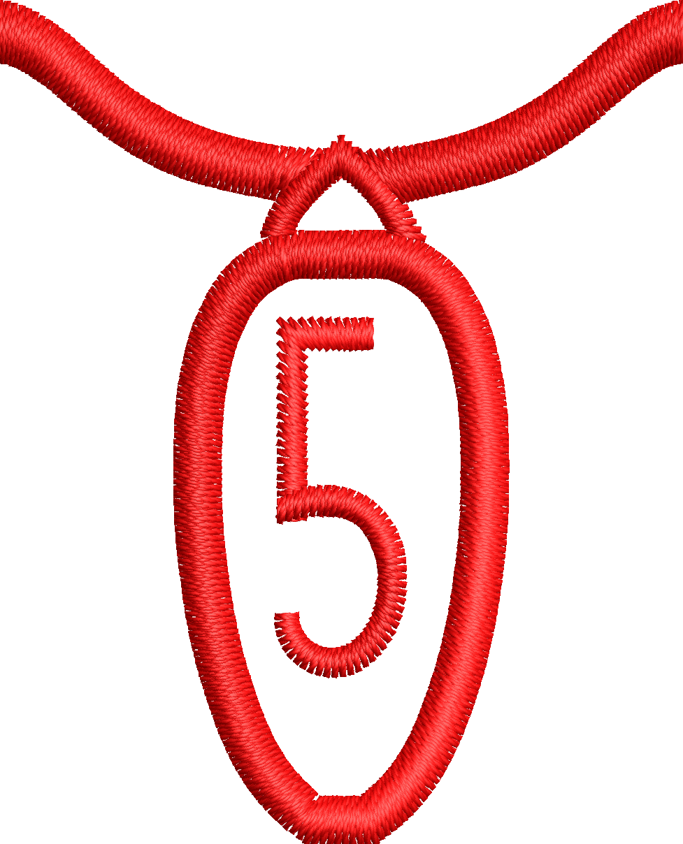 36 Motifs de broderie machine : Alphabet Guirlande 2