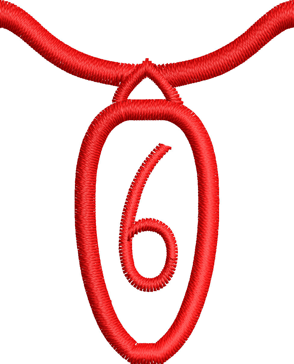 36 Motifs de broderie machine : Alphabet Guirlande 2