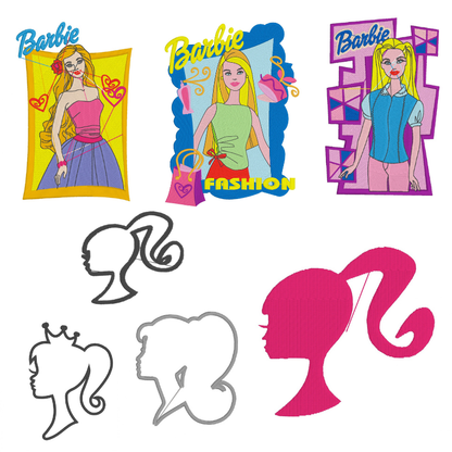 71 Motifs de broderie machine : Dessins animés