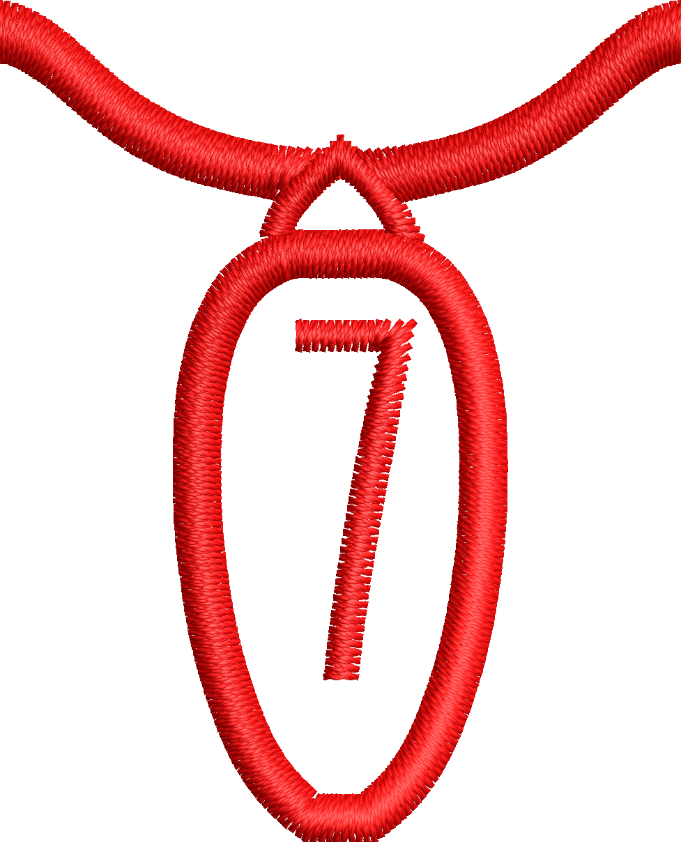 36 Motifs de broderie machine : Alphabet Guirlande 2