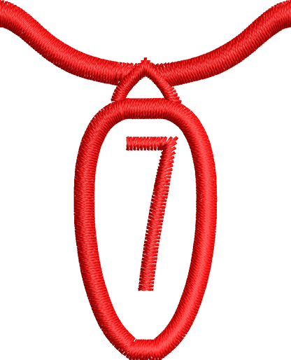 36 Motifs de broderie machine : Alphabet Guirlande 2