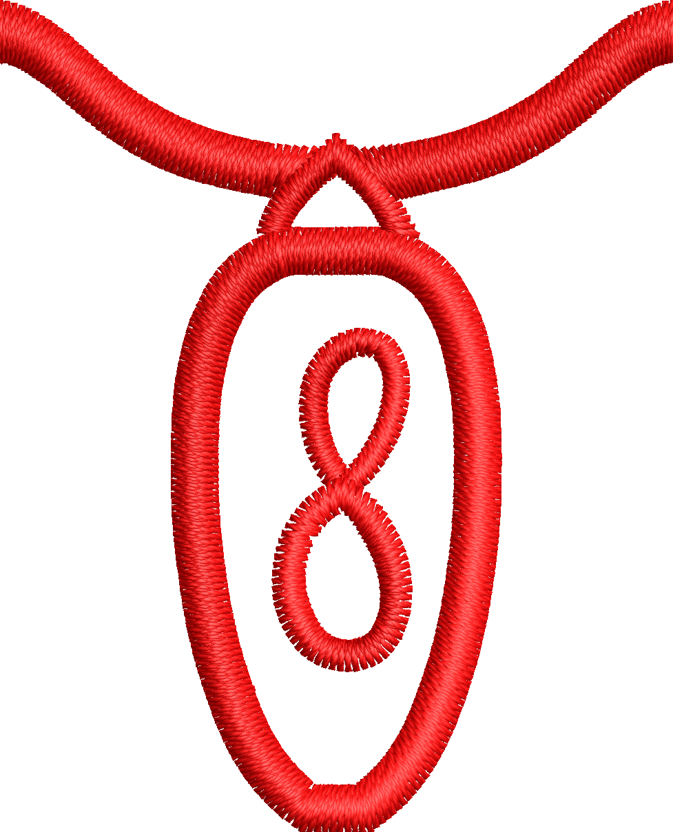 36 Motifs de broderie machine : Alphabet Guirlande 2