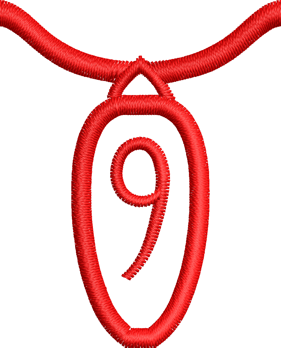 36 Motifs de broderie machine : Alphabet Guirlande 2