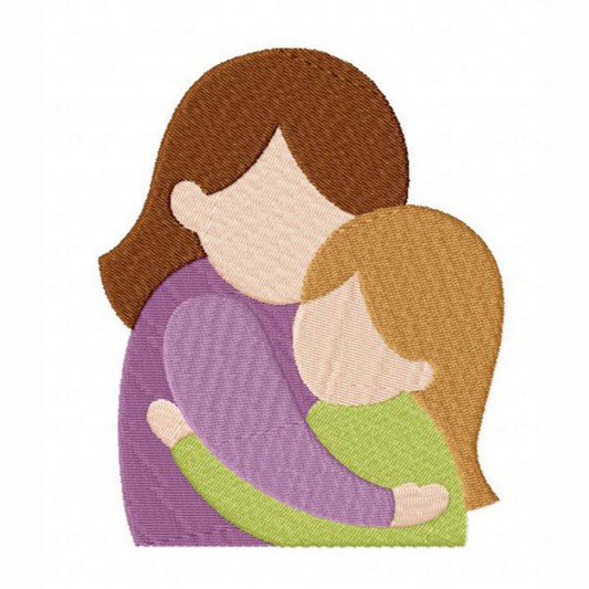 Motif de broderie machine : Amour de maman 1