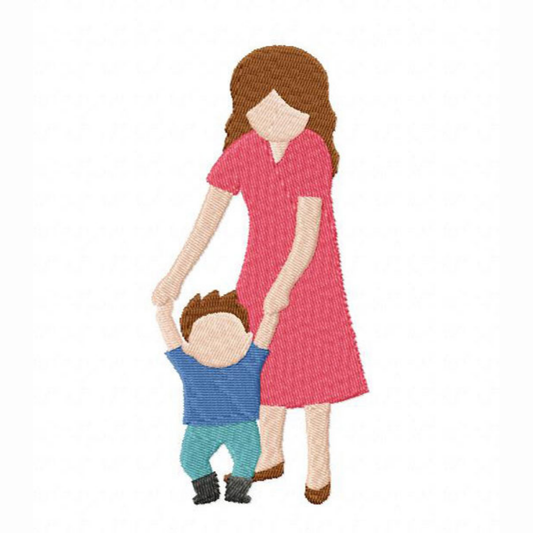 Motif de broderie machine : Amour de maman 11