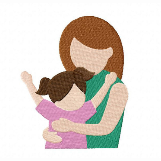 Motif de broderie machine : Amour de maman 12