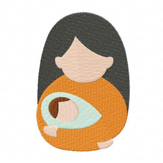 Motif de broderie machine : Amour de maman 2