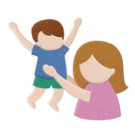 Motif de broderie machine : Amour de maman 3