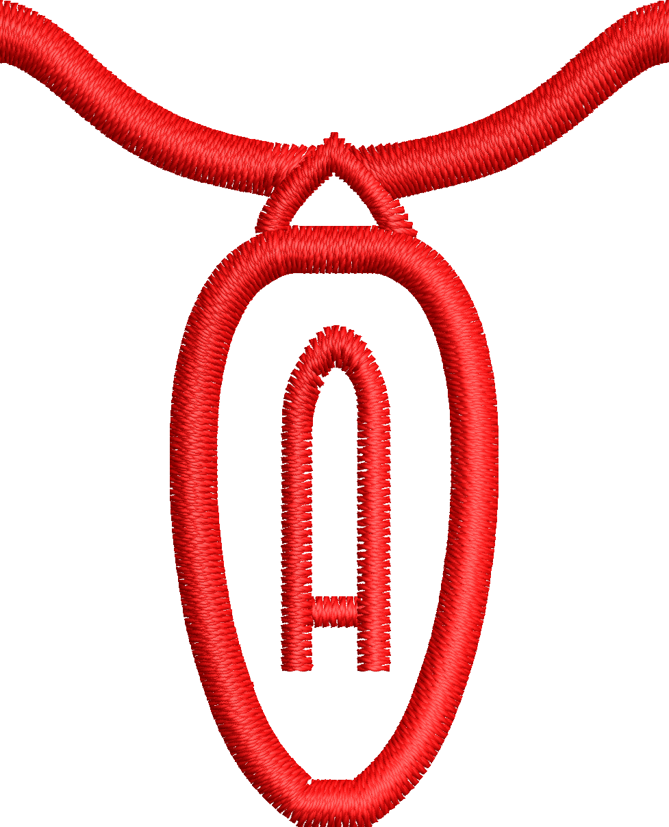 36 Motifs de broderie machine : Alphabet Guirlande 2