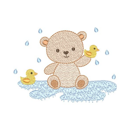 Diseño de bordado a máquina: Flor brillante