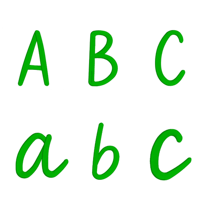 26 Motifs de broderie machine : Alphabet 3D Puff Bloomee