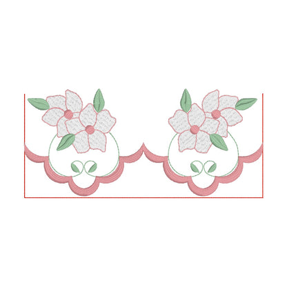 Vidéo motifs de broderie machine : Parfums Floraux