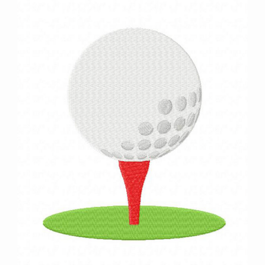 Motif de broderie machine : Boule de golf