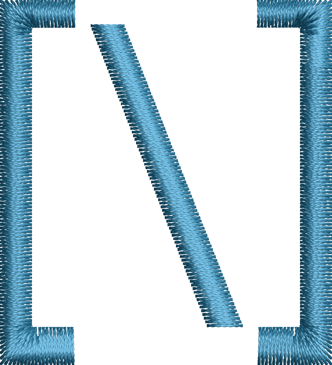 87 Motifs de broderie machine : Alphabet Hiver et symboles