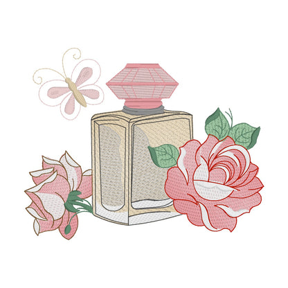Vidéo motifs de broderie machine : Parfums Floraux