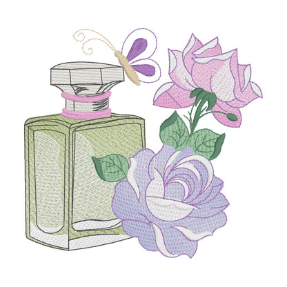 Vidéo motifs de broderie machine : Parfums Floraux