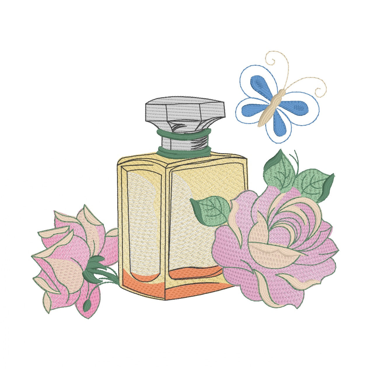 Vidéo motifs de broderie machine : Parfums Floraux