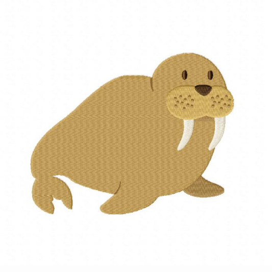Motif de broderie machine : Morse brune