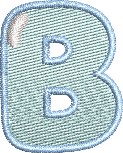 26 Motifs de broderie machine : Alphabet Labubu