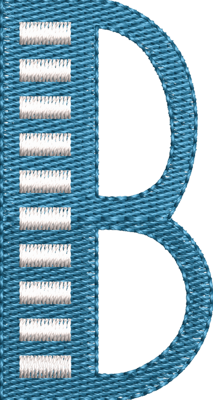 87 Motifs de broderie machine : Alphabet Hiver et symboles