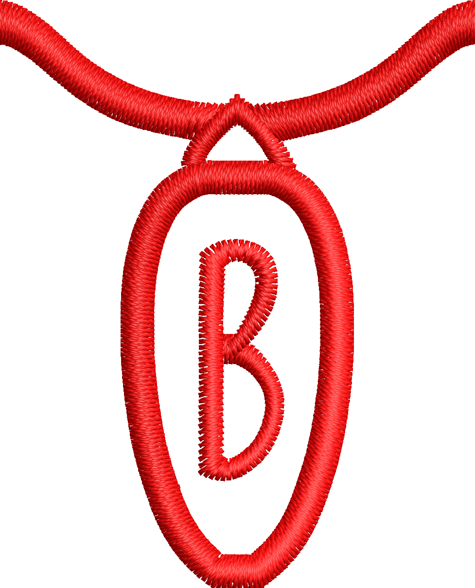 36 Motifs de broderie machine : Alphabet Guirlande 2