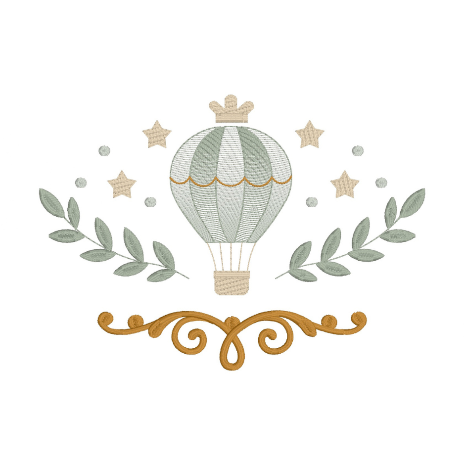 7 Motifs de broderie machine : Royal Garçon