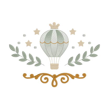 7 Motifs de broderie machine : Royal Garçon