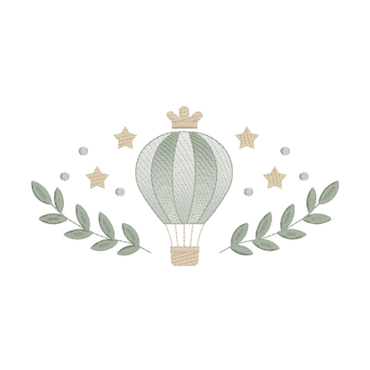 7 Motifs de broderie machine : Royal Garçon