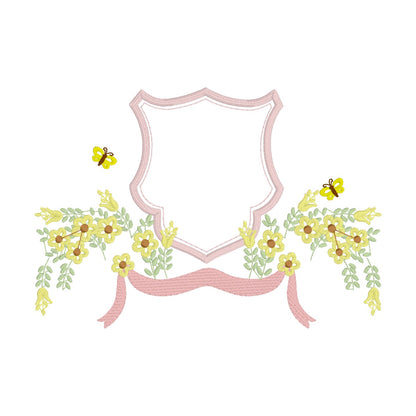 40 motifs de broderie machine : Blasons variés