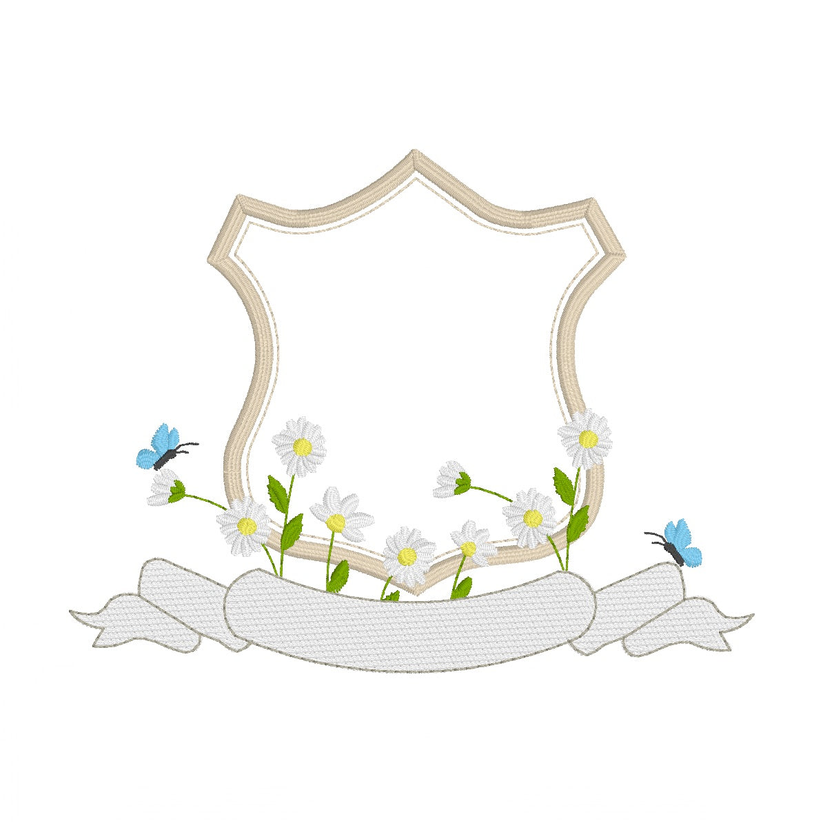 40 motifs de broderie machine : Blasons variés
