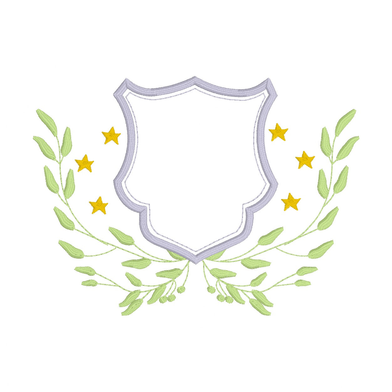 40 motifs de broderie machine : Blasons variés