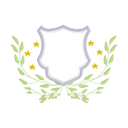 40 motifs de broderie machine : Blasons variés