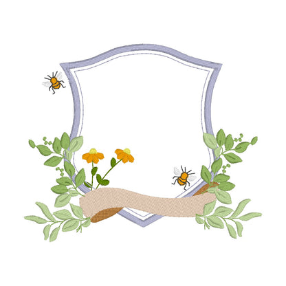 40 motifs de broderie machine : Blasons variés