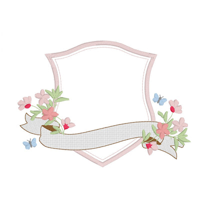 40 motifs de broderie machine : Blasons variés