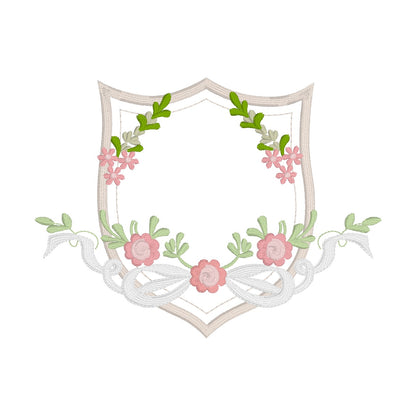 40 motifs de broderie machine : Blasons variés
