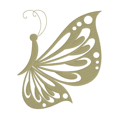 12 Motifs de broderie machine : Papillons